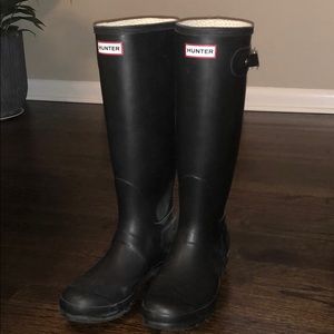 Hunter Boot Original Tall Black Size 10